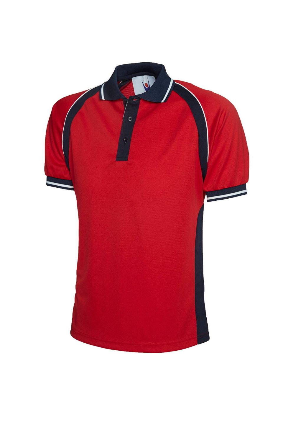 UC123 Red/Navy Sports Poloshirt UC123 Red/Navy Sports Poloshirt