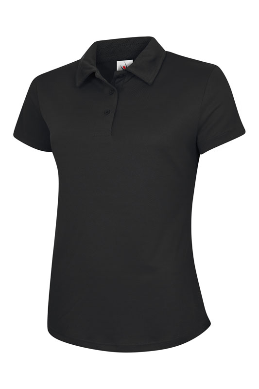 UC126 Black Ladies Ultra Cool Poloshirt UC126 Black Ladies Ultra Cool Poloshirt