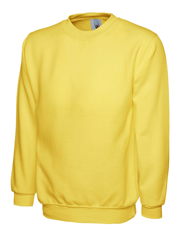 UC202 Yellow Childrens Classic Sweatshirt