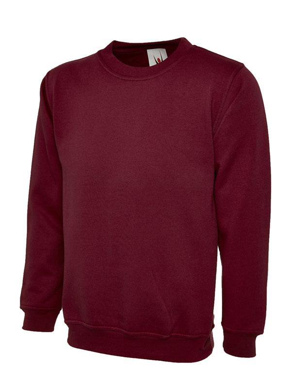 UC202 Maroon Childrens Classic Sweatshirt