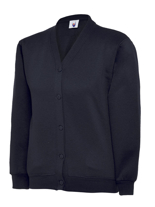 UC207 Navy Childrens Classic Cardigan
