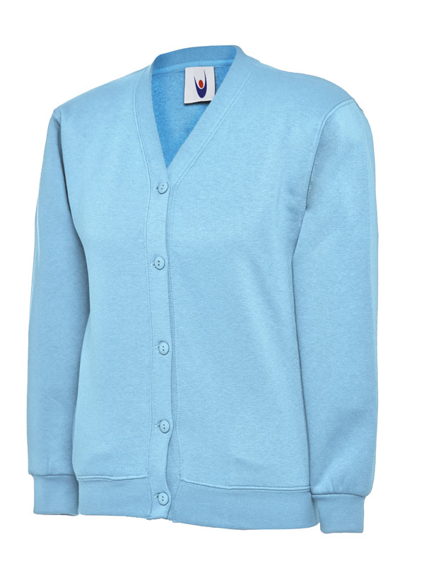 UC207 Sky Childrens Classic Cardigan UC207 Sky Childrens Classic Cardigan