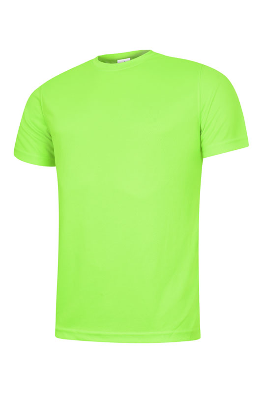 UC315 Electric Green Mens Ultra Cool T-Shirt