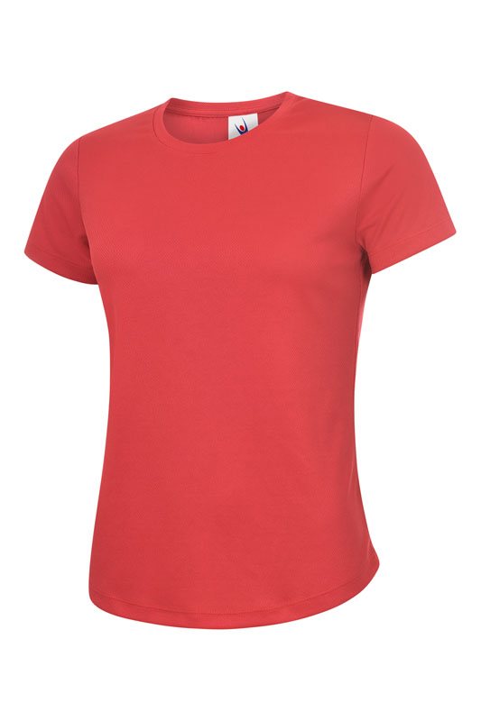 UC316 Red Ladies Ultra Cool T-Shirt