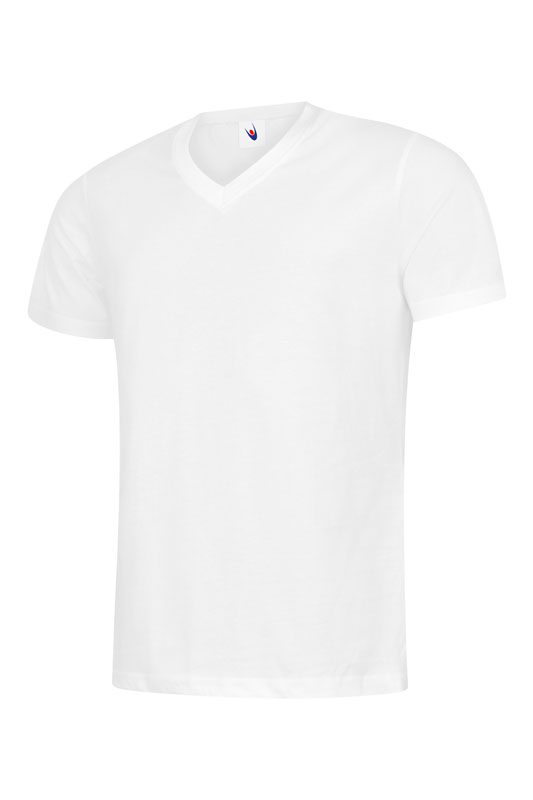 UC317 White Classic V Neck T-shirt UC317 White Classic V Neck T-shirt