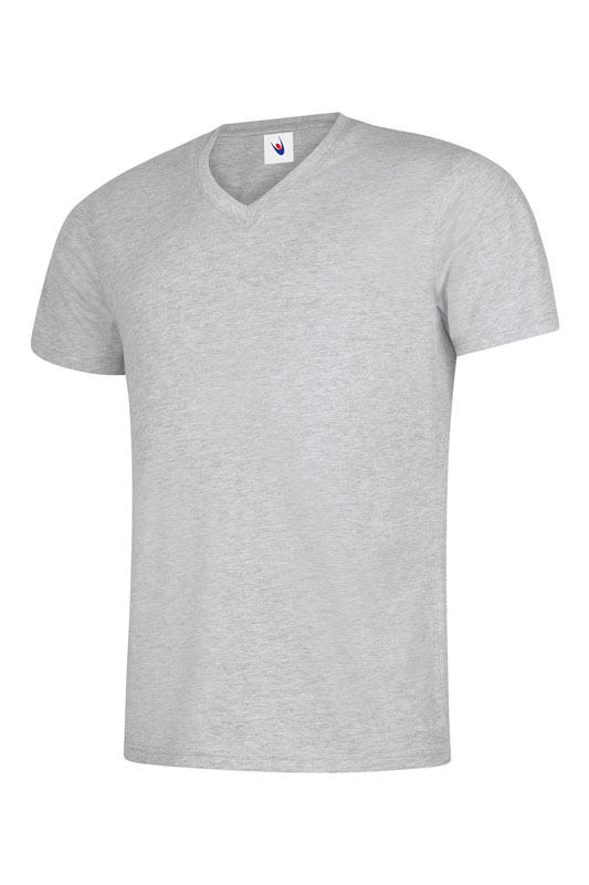 UC317 Heather Grey Classic V Neck T-shirt UC317 Heather Grey Classic V Neck T-shirt