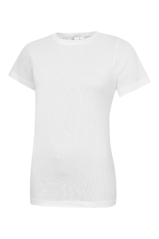 UC318 White Ladies Classic T-Shirt UC318 White Ladies Classic T-Shirt