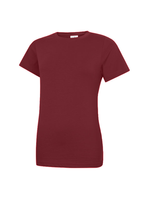 UC318 Maroon Ladies Classic T-Shirt UC318 Maroon Ladies Classic T-Shirt