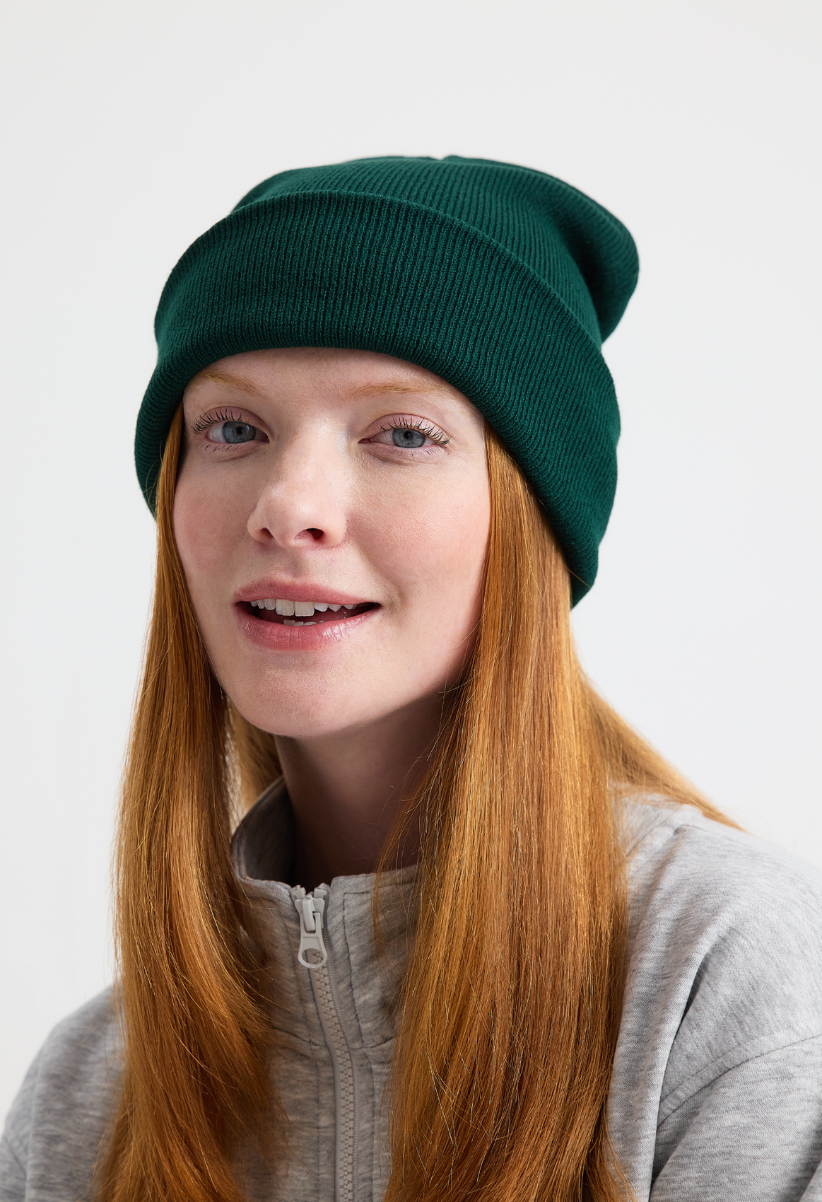 UC410 Red Heavyweight Cuffed Beanie