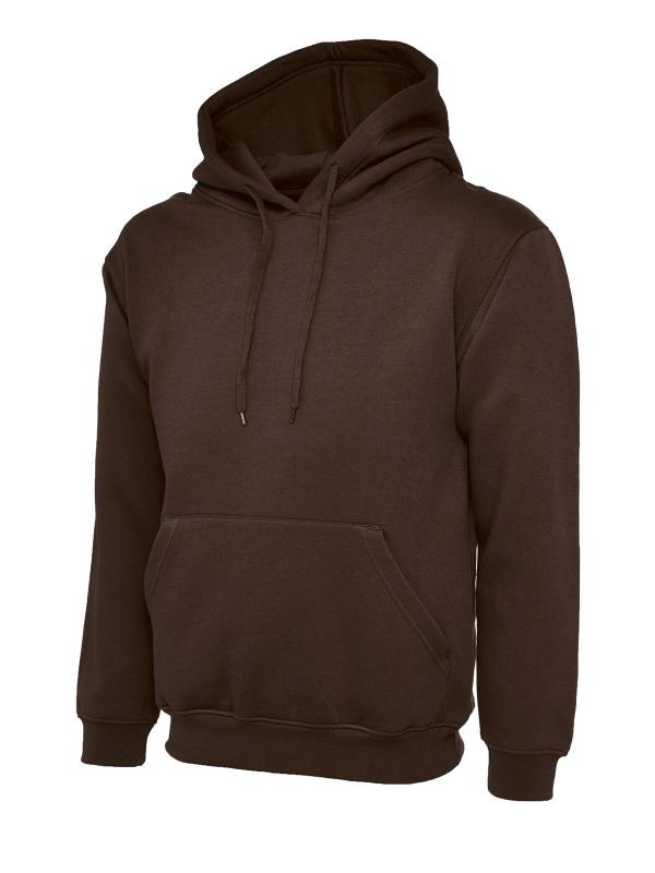 UC502 Brown Classic Hooded Sweatshirt UC502 Brown Classic Hooded Sweatshirt