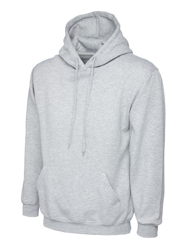 UC502 Heather Grey Classic Hooded Sweatshirt UC502 Heather Grey Classic Hooded Sweatshirt