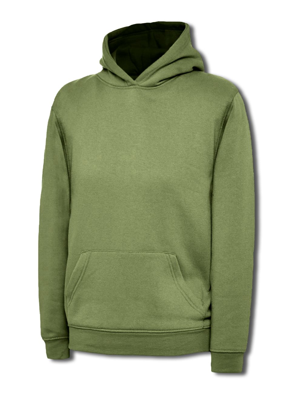 UC503 Military Green Childrens Classic Hooded Sweatshirt UC503 Military Green Childrens Classic Hooded Sweatshirt