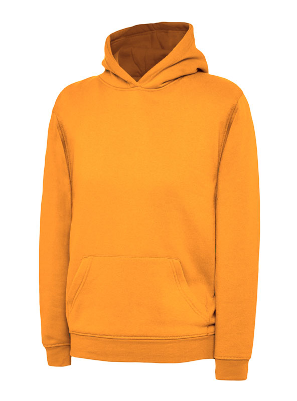 UC503 Orange Childrens Classic Hooded Sweatshirt UC503 Orange Childrens Classic Hooded Sweatshirt