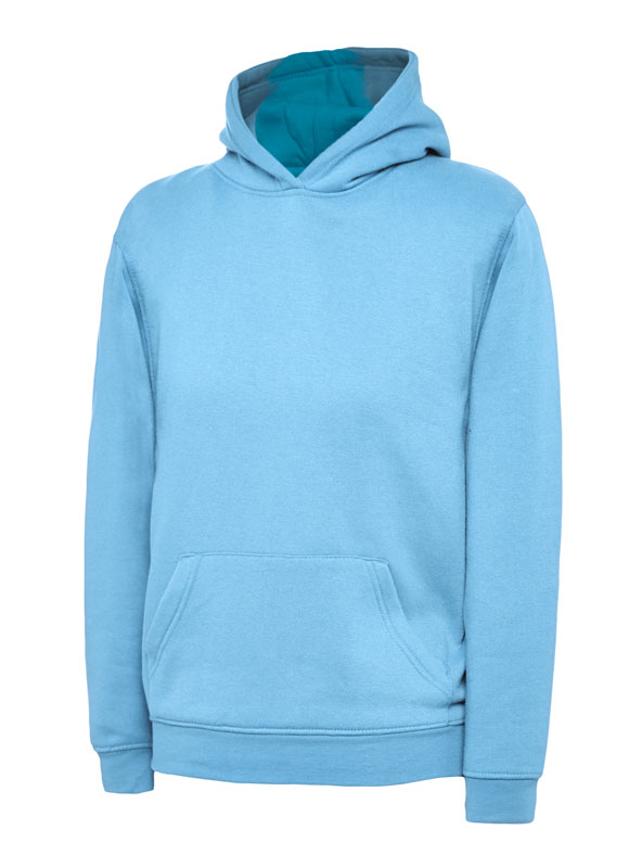UC503 Sky Childrens Classic Hooded Sweatshirt