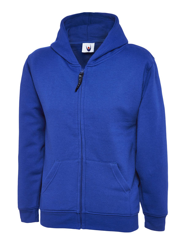 UC506 Royal Childrens Classic Full Zip Hooded Sweatshirt UC506 Royal Childrens Classic Full Zip Hooded Sweatshirt