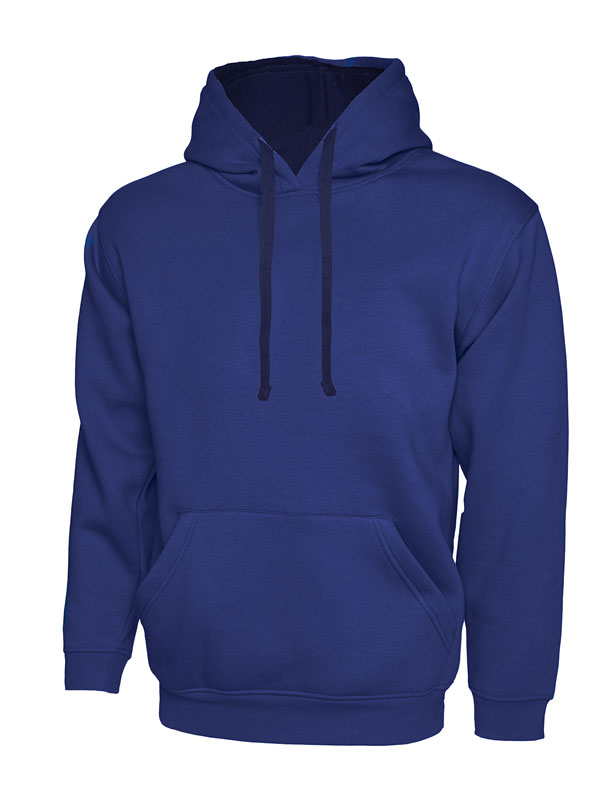 UC507 Royal/Navy Contrast Hooded Sweatshirt UC507 Royal/Navy Contrast Hooded Sweatshirt