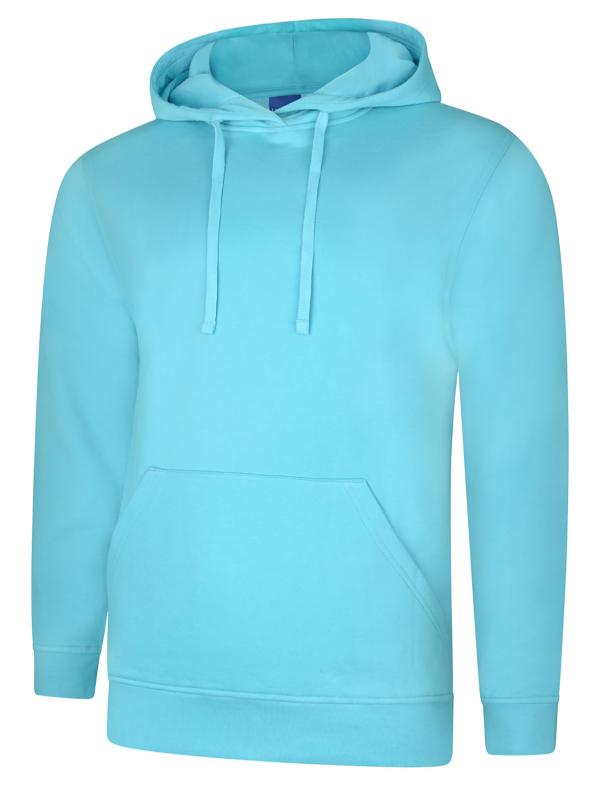 UC509 Turquoise Deluxe Hooded Sweatshirt UC509 Turquoise Deluxe Hooded Sweatshirt