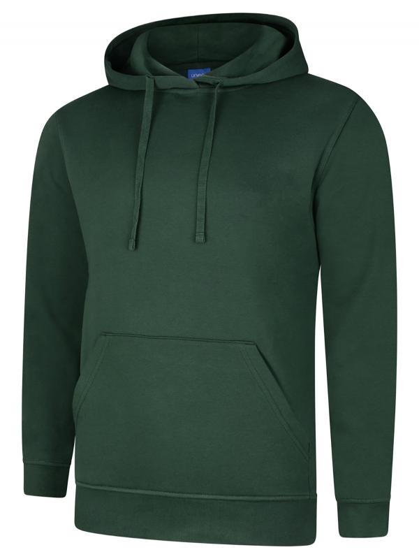 UC509 Bottle Green Deluxe Hooded Sweatshirt UC509 Bottle Green Deluxe Hooded Sweatshirt