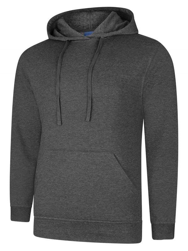 UC509 Charcoal Deluxe Hooded Sweatshirt UC509 Charcoal Deluxe Hooded Sweatshirt