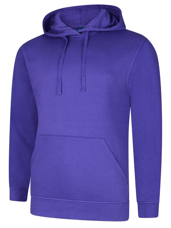 UC509 Purple Deluxe Hooded Sweatshirt