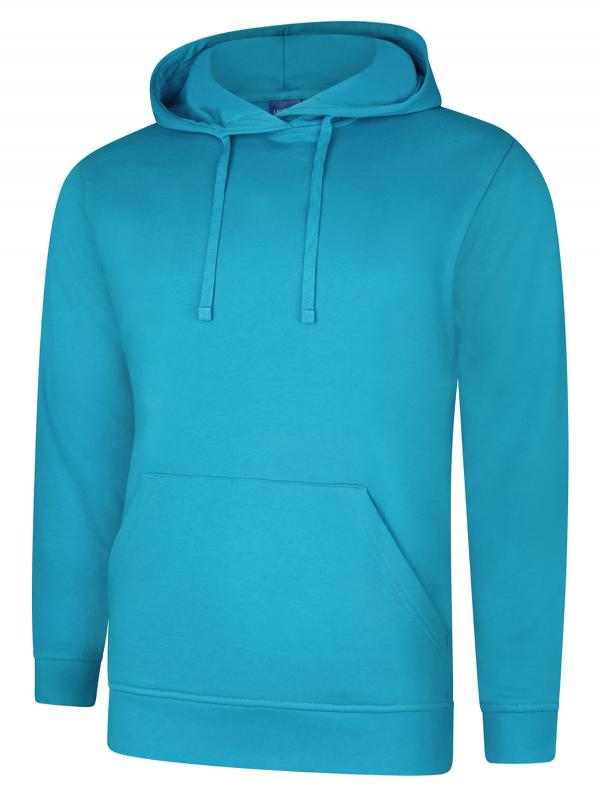 UC509 Sapphire Blue Deluxe Hooded Sweatshirt