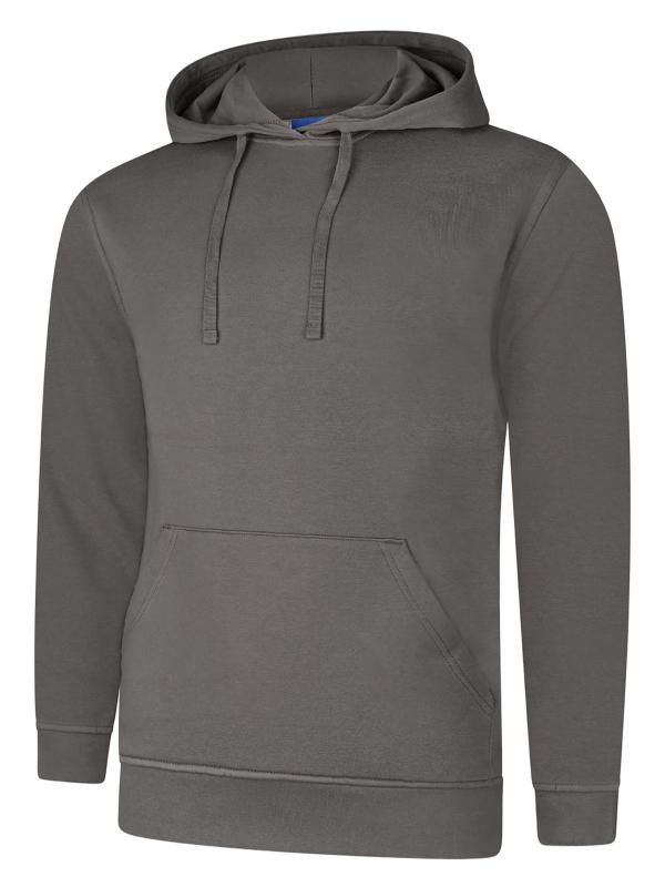 UC509 Steel Grey Deluxe Hooded Sweatshirt UC509 Steel Grey Deluxe Hooded Sweatshirt