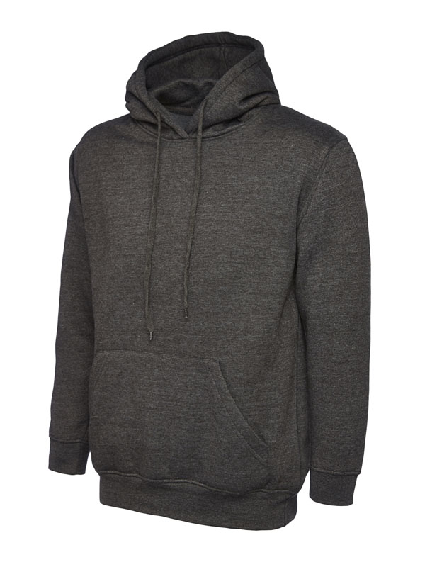 UC510 Charcoal Ladies Deluxe Hooded Sweatshirt UC510 Charcoal Ladies Deluxe Hooded Sweatshirt