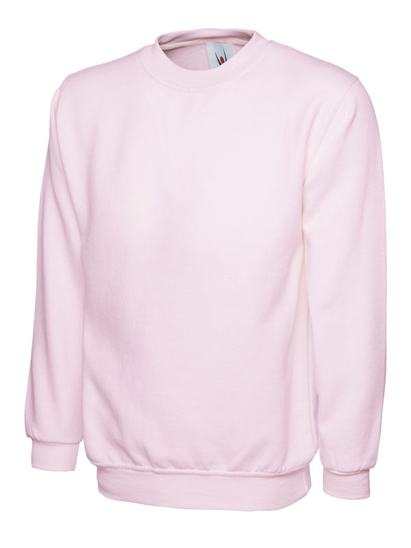 UC211 Pink Ladies Deluxe Crew Neck Sweatshirt UC211 Pink Ladies Deluxe Crew Neck Sweatshirt