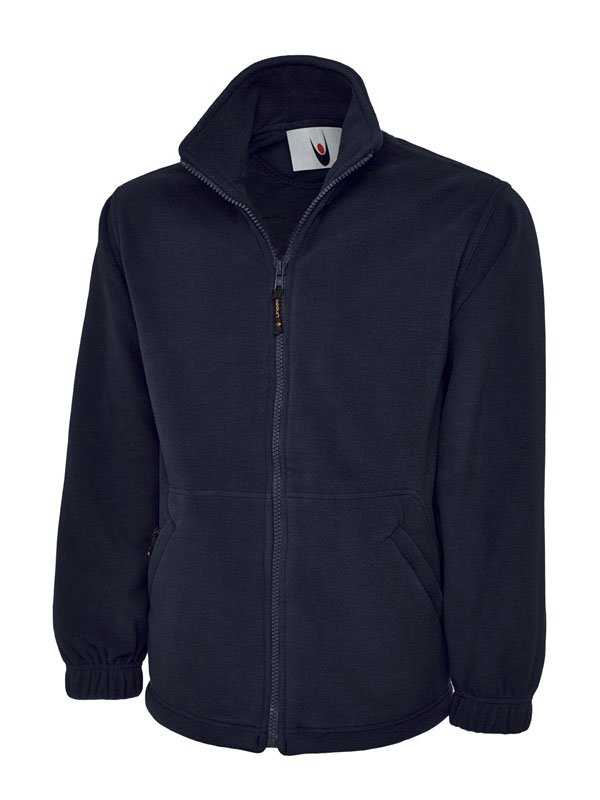 UC601 Navy Heavyweight Full Zip Fleece Jacket UC601 Navy Heavyweight Full Zip Fleece Jacket