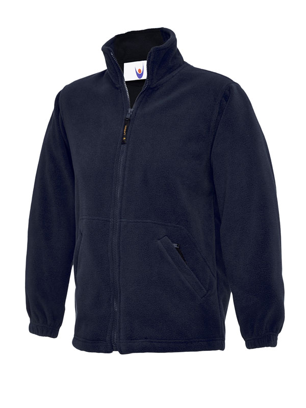 UC603 Navy Childrens Classic Full Zip Fleece Jacket