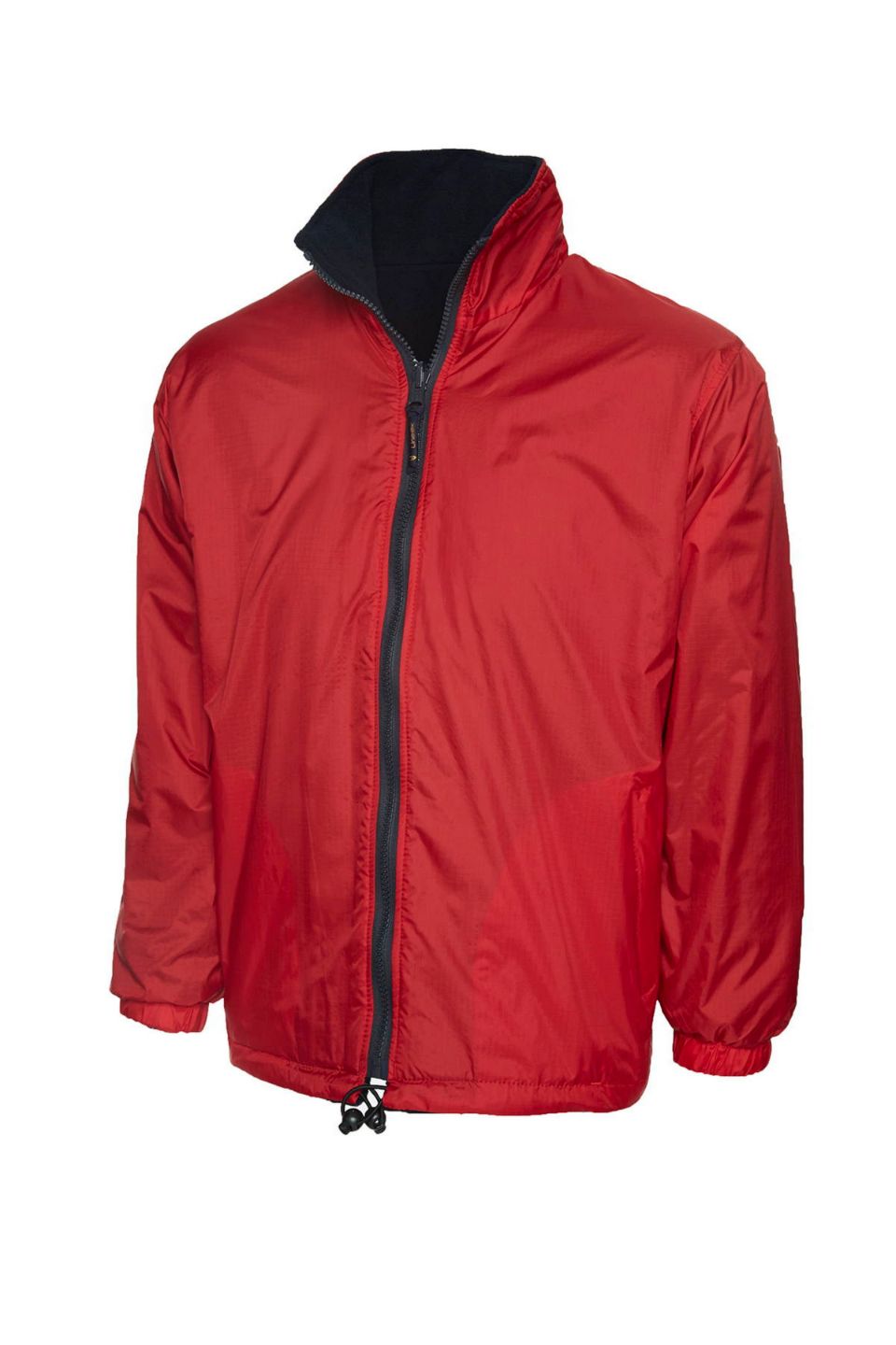 UC605 Red Classic Reversible Fleece Jacket