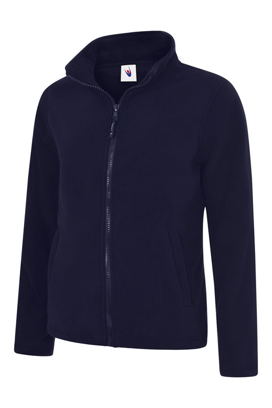 UC608 Navy Ladies Classic Full Zip Fleece Jacket