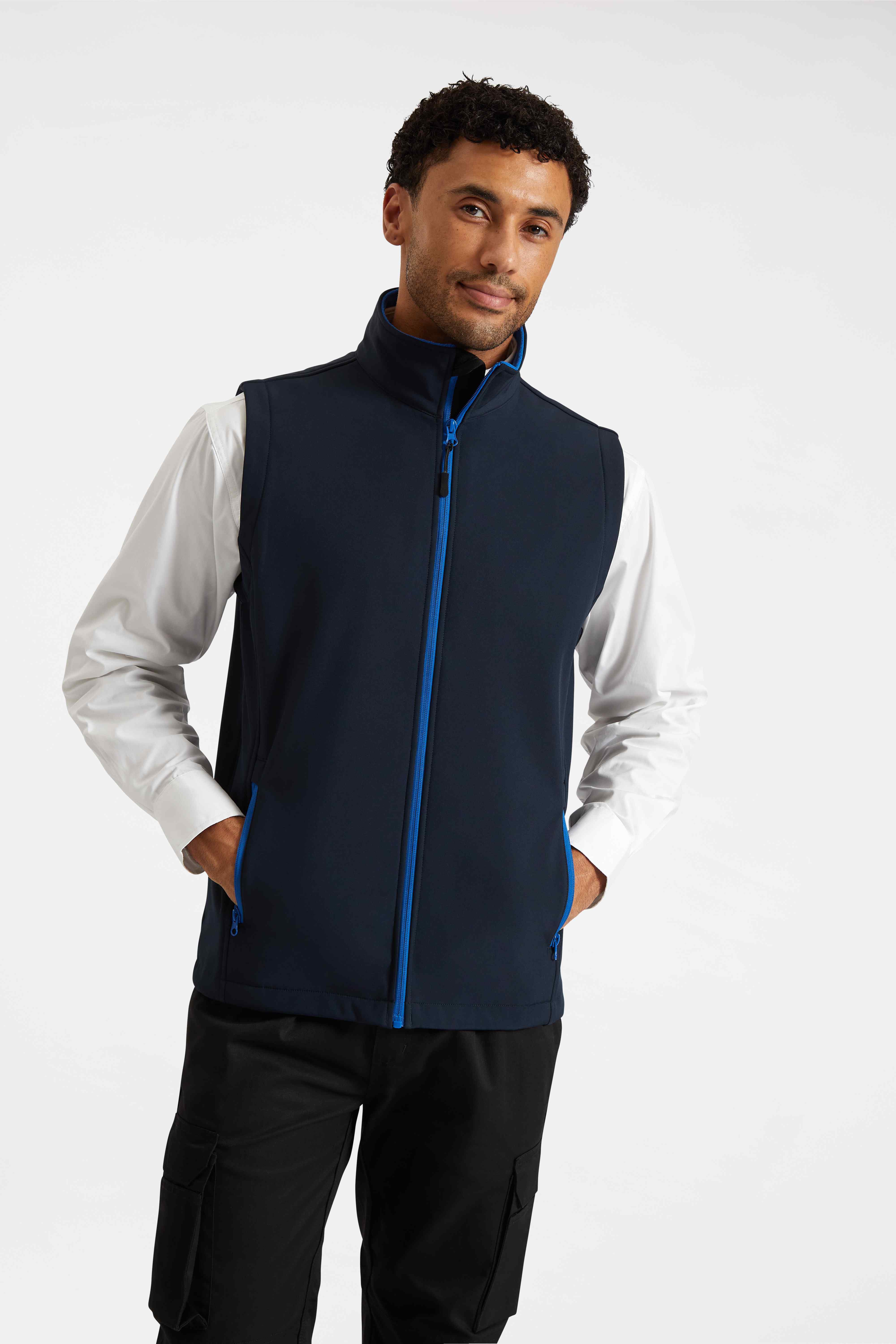 UC614 Navy/Navy Printable Softshell Gilet