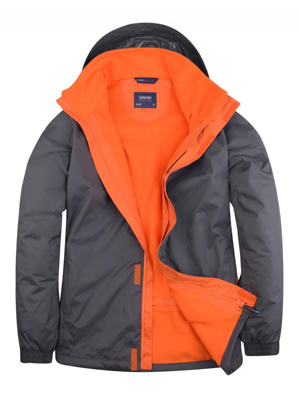 UC621 Deep Grey/Fiery Orange Deluxe Outdoor Jacket