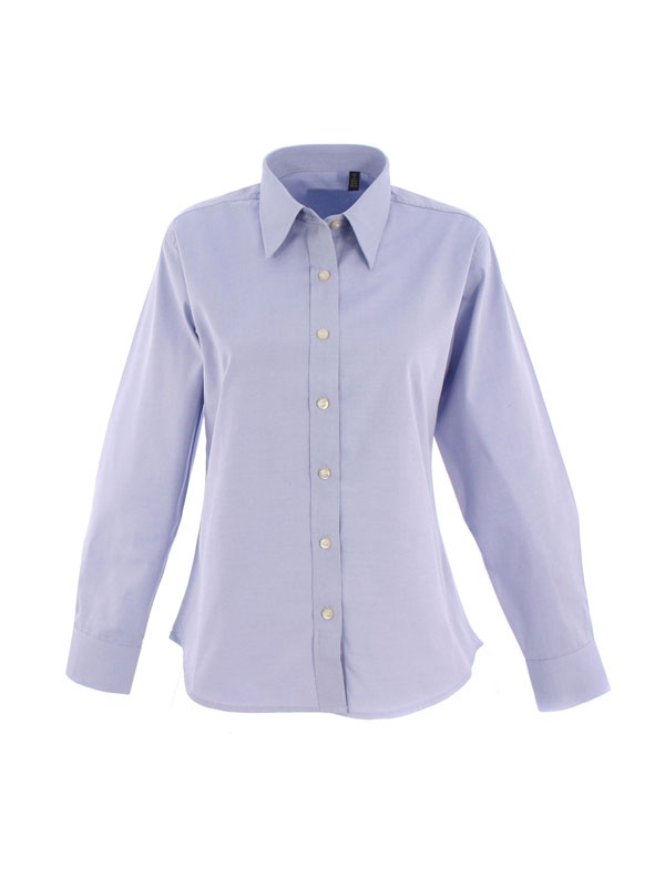 UC703 Light Blue Ladies Pinpoint Oxford Full Sleeve Shirt UC703 Light Blue Ladies Pinpoint Oxford Full Sleeve Shirt