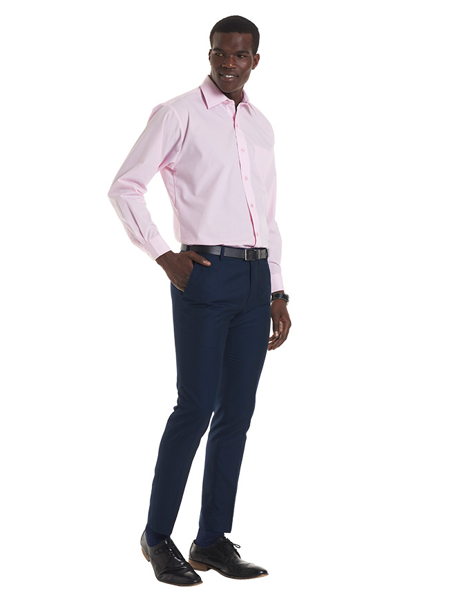 UC709 White Mens Poplin Full Sleeve Shirt