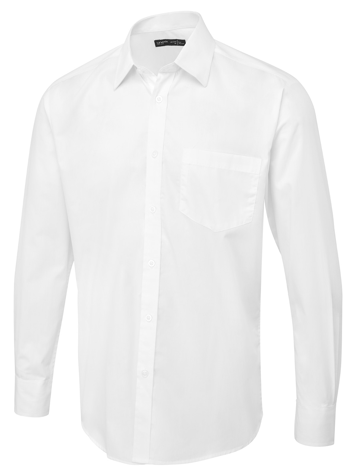 UC714 Black Men’s Short Sleeve Poplin Shirt