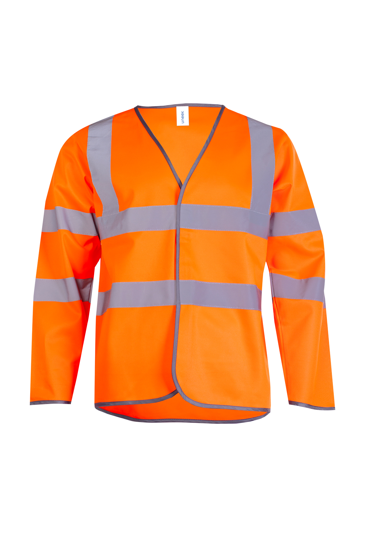 UC802 Orange Long Sleeve Hi Vis Safety Waistcoat