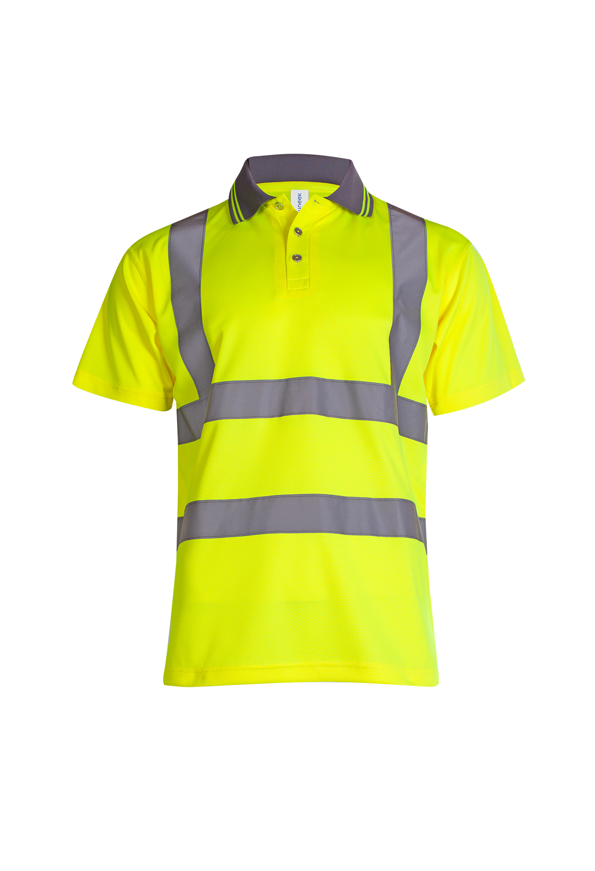 UC808 Yellow Hi Vis Short Sleeve Polo Shirt