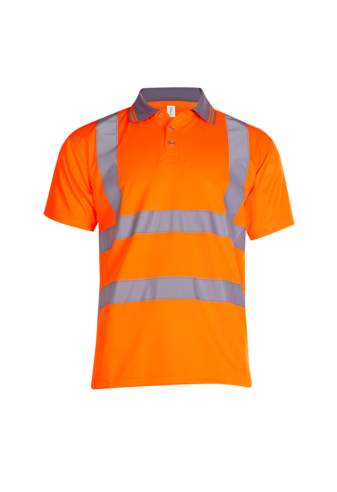 UC808 Orange Hi Vis Short Sleeve Polo Shirt
