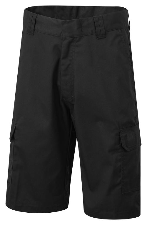 UC907 Black Mens Cargo Shorts UC907 Black Mens Cargo Shorts