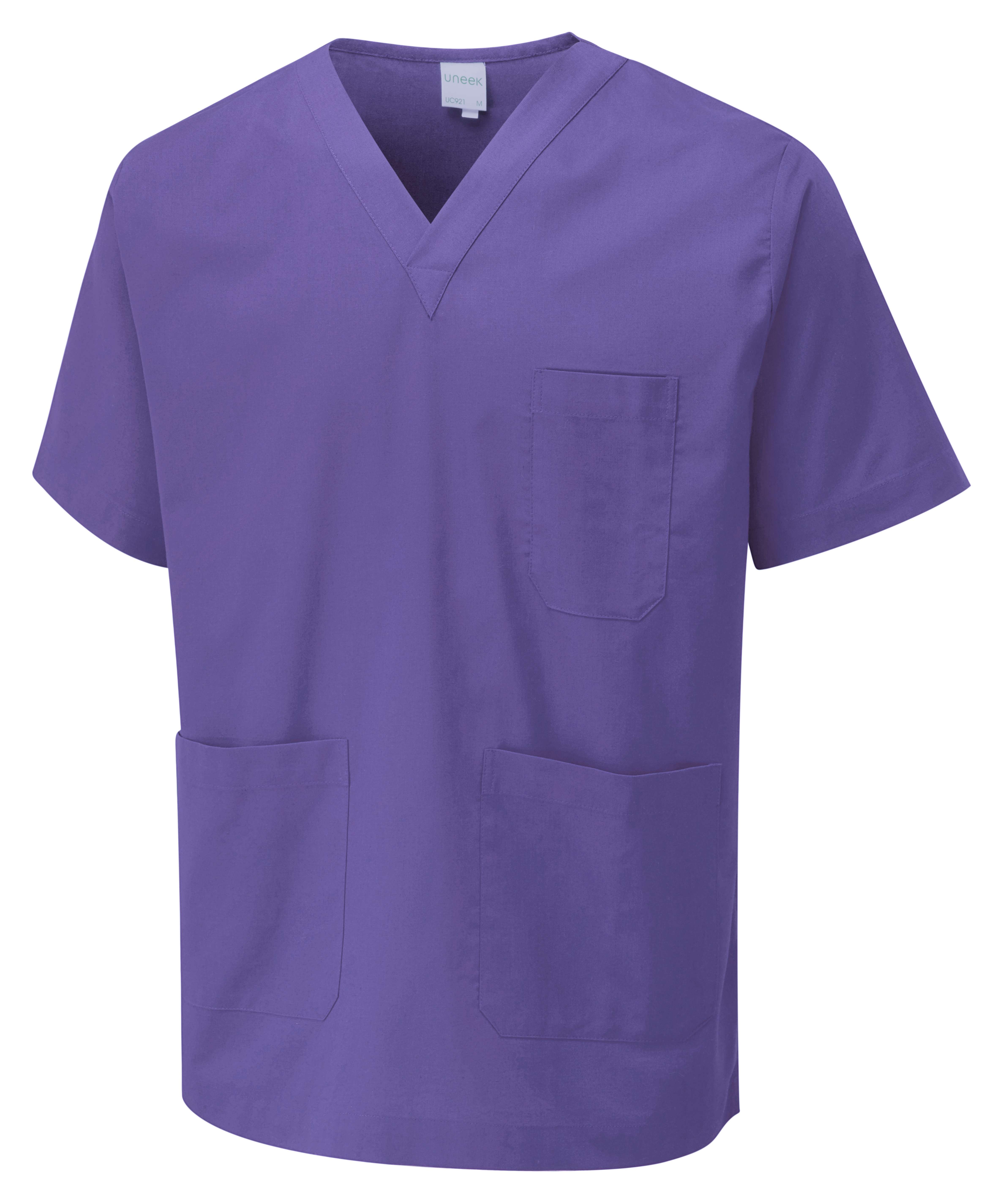 UC921 Purple Scrub Tunic UC921 Purple Scrub Tunic