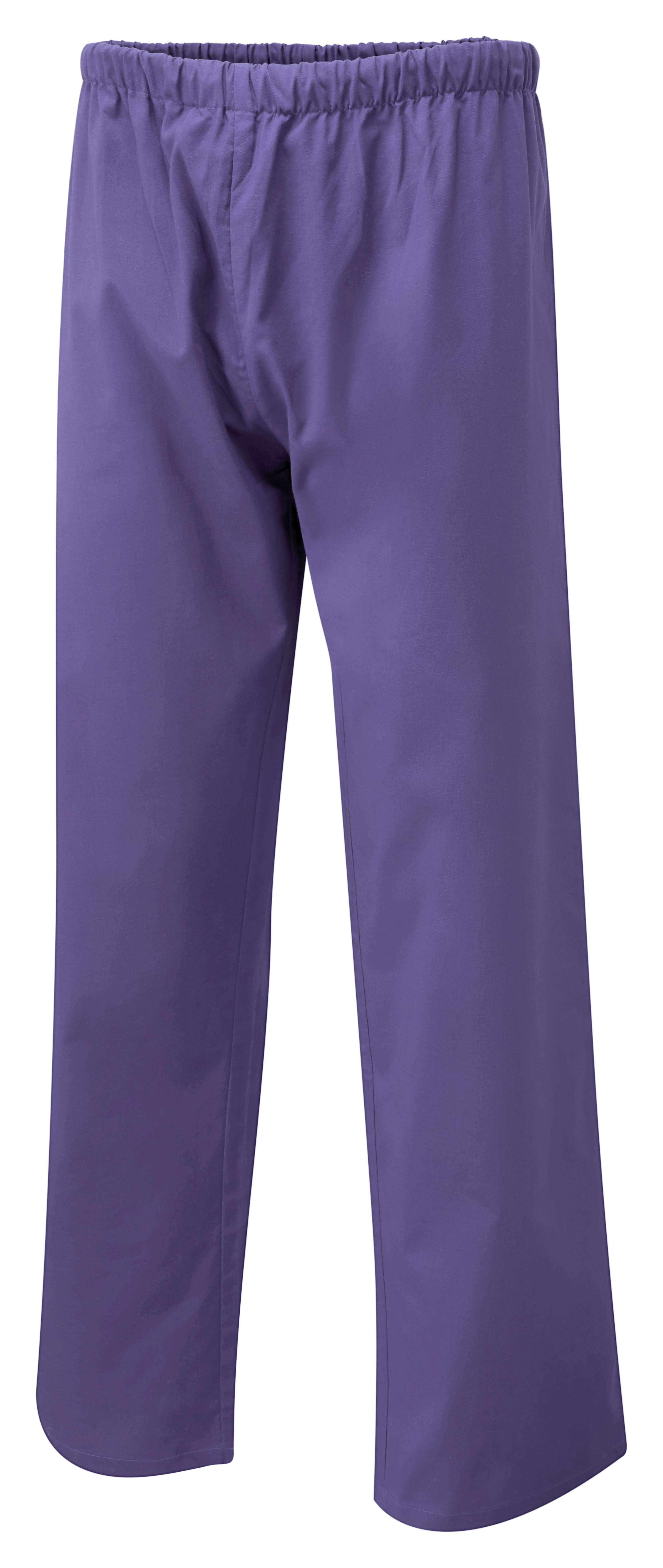 UC922 Purple Scrub Trouser