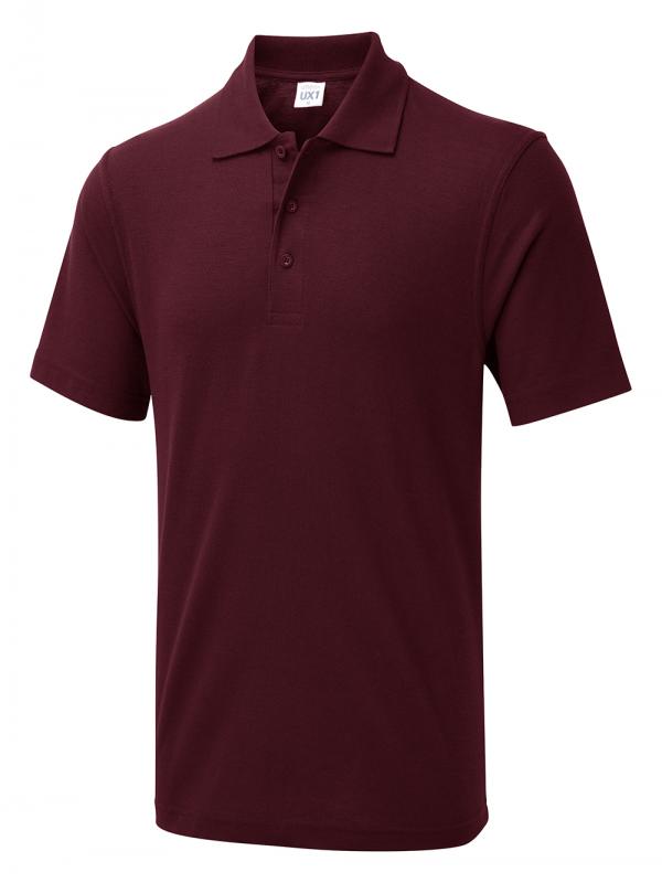 UX1 Maroon The UX Polo