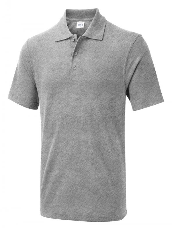 UX1 Heather Grey The UX Polo