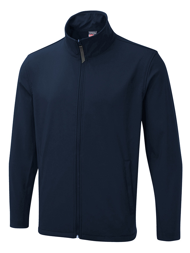 UX10 Navy The UX Printable Soft Shell Jacket