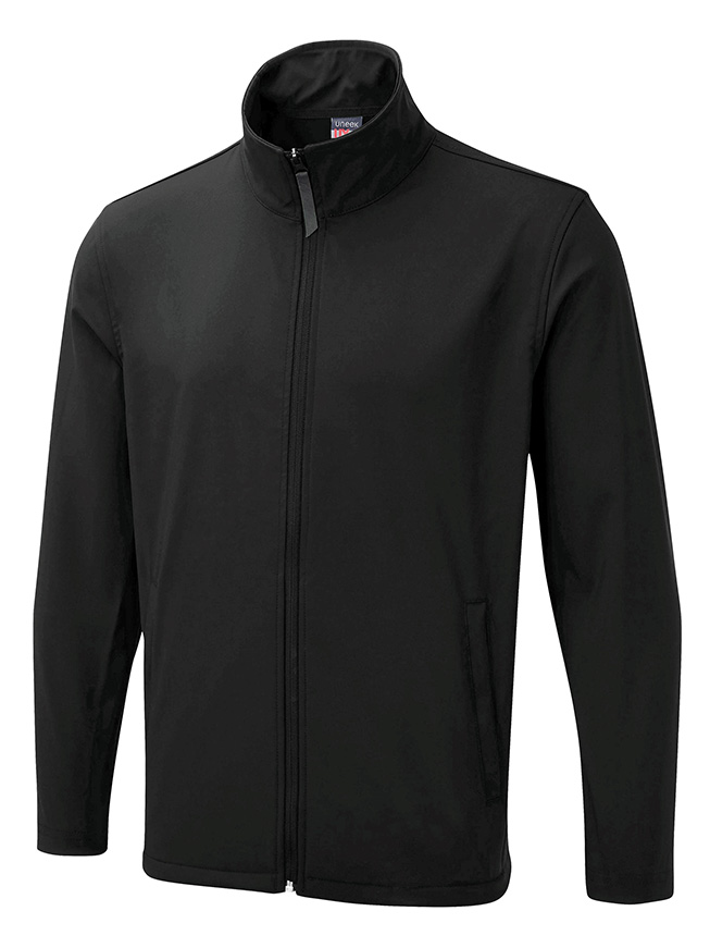 UX10 Black The UX Printable Soft Shell Jacket UX10 Black The UX Printable Soft Shell Jacket