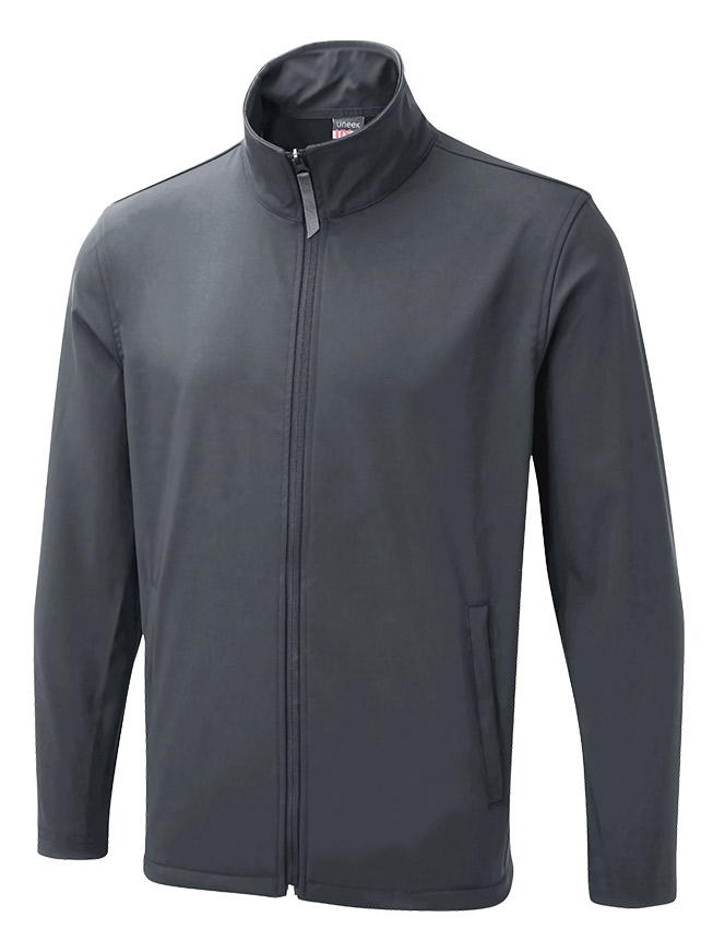 UX10 Light Grey The UX Printable Soft Shell Jacket UX10 Light Grey The UX Printable Soft Shell Jacket