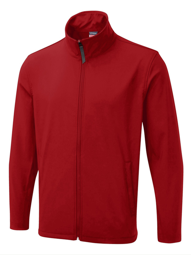UX10 Red The UX Printable Soft Shell Jacket