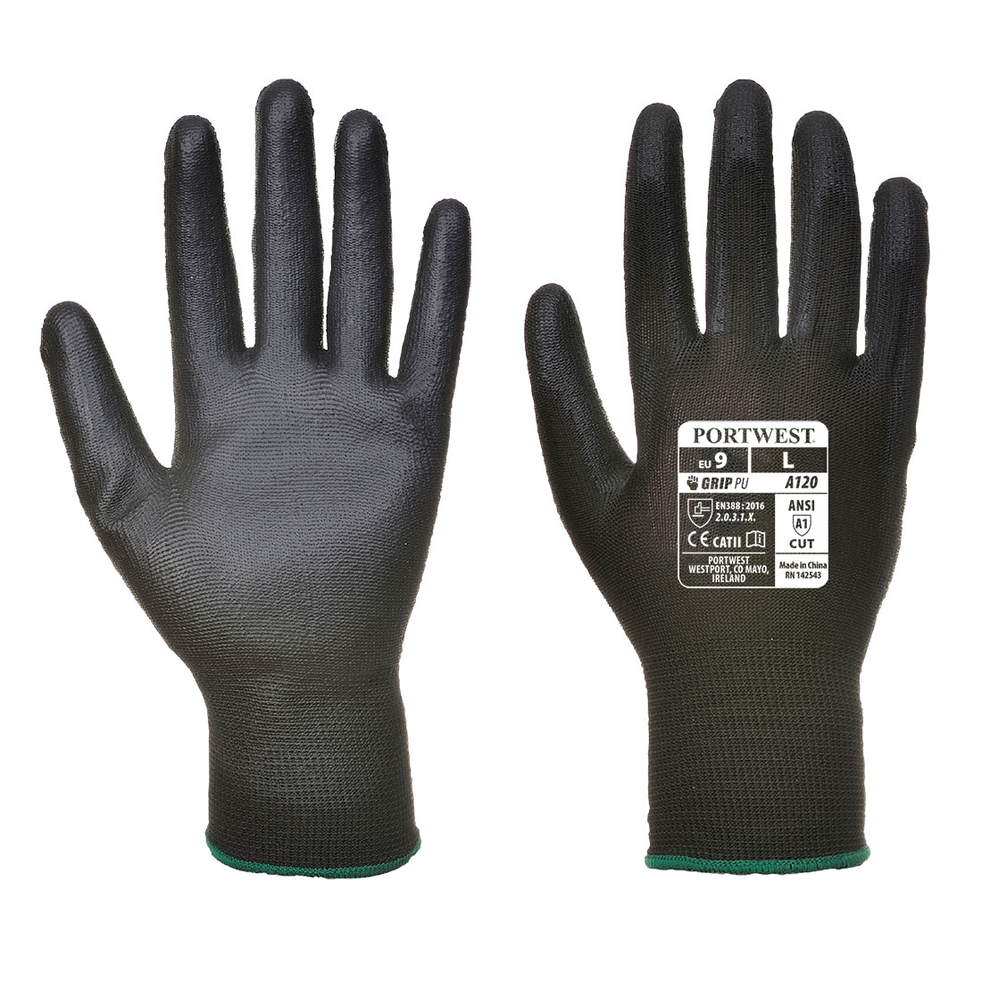 VA120 Vending PU Palm Glove Black VA120 Vending PU Palm Glove Black